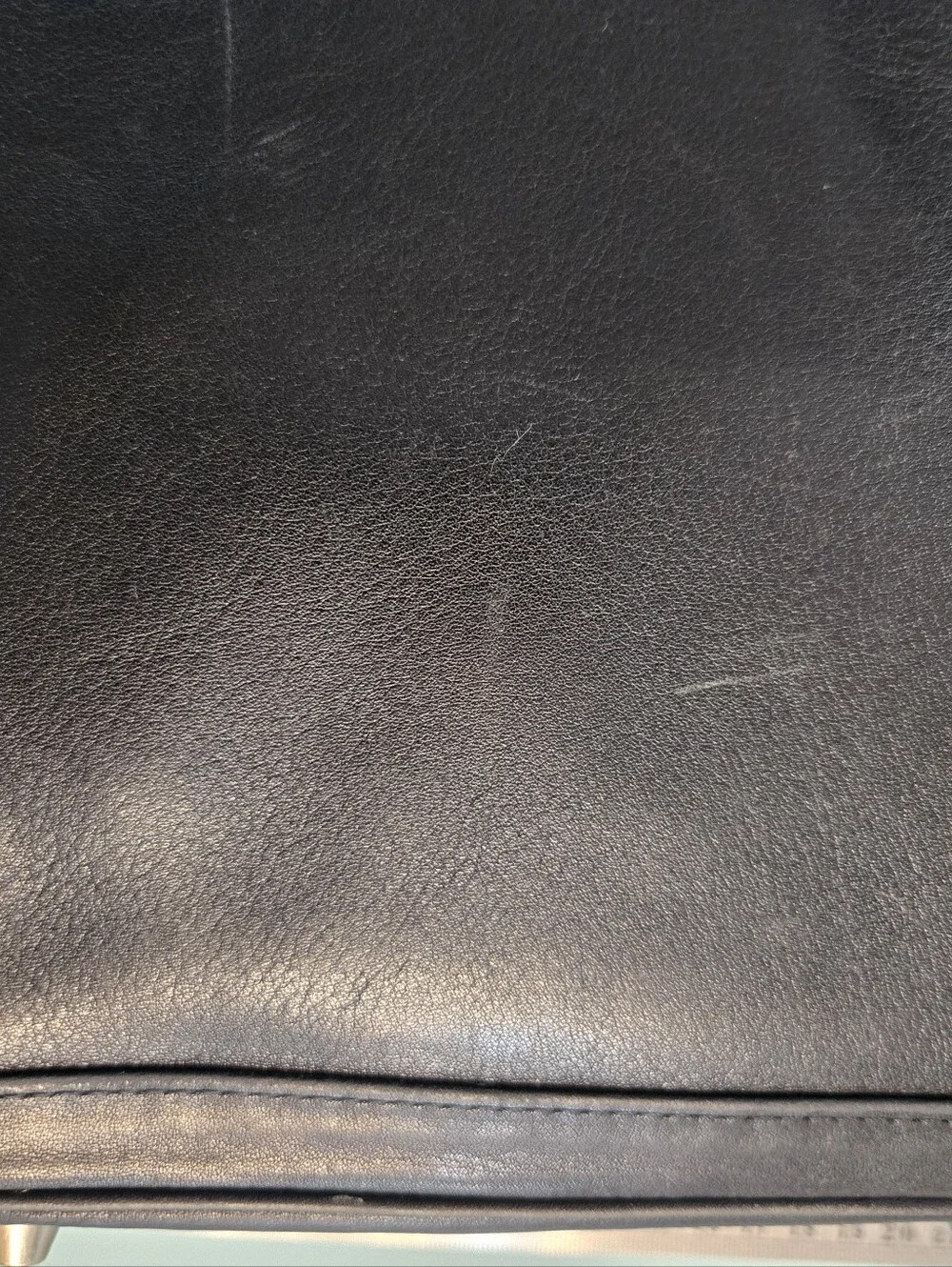 ​Vintage Coach Black Leather Bonnie Legacy Slim Tote Bag #9422